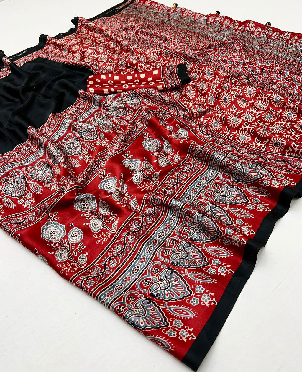 Meherika Elegant Semi Modal Saree for Wedding Functions