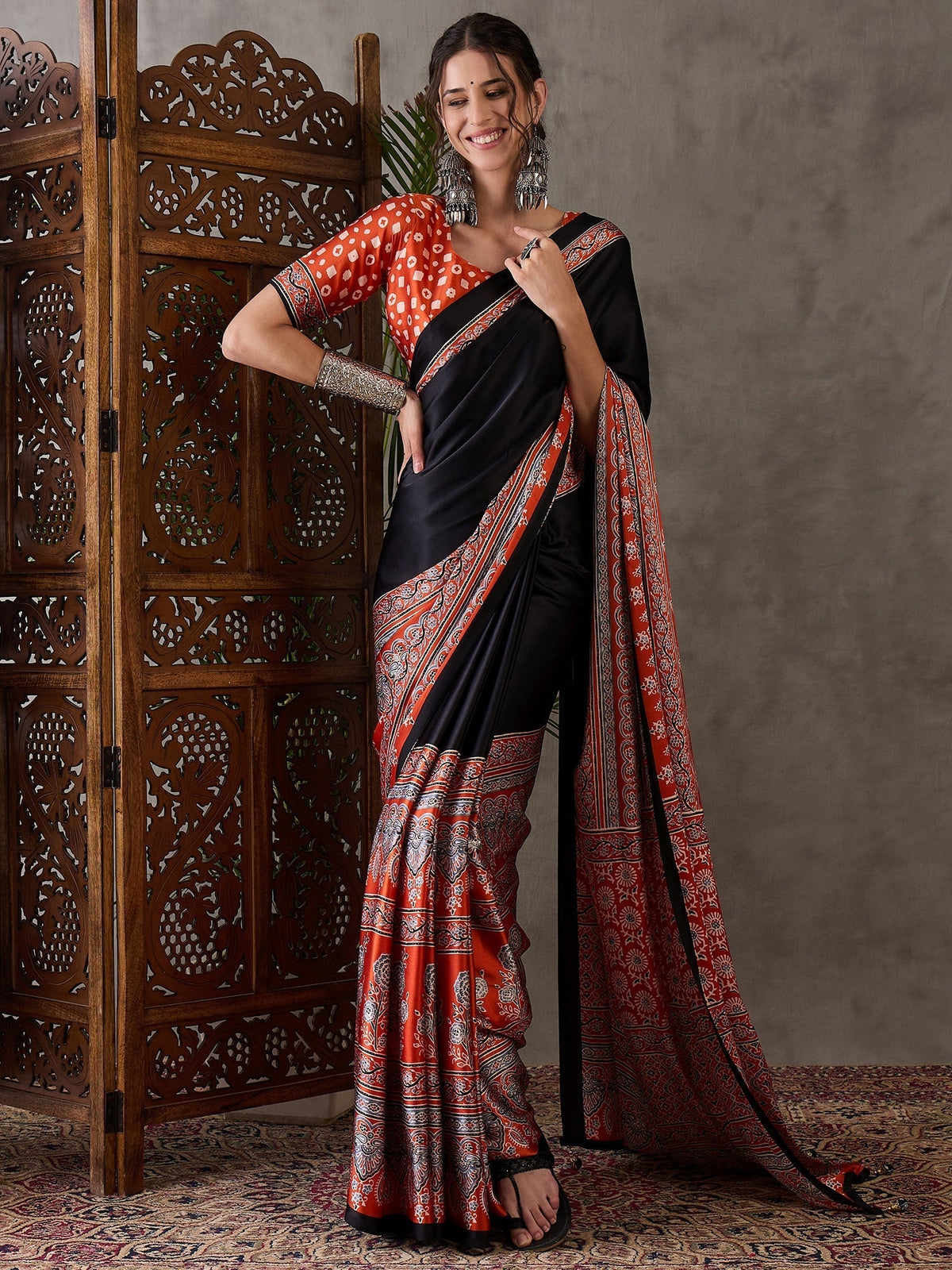 Meherika Elegant Semi Modal Saree for Wedding Functions