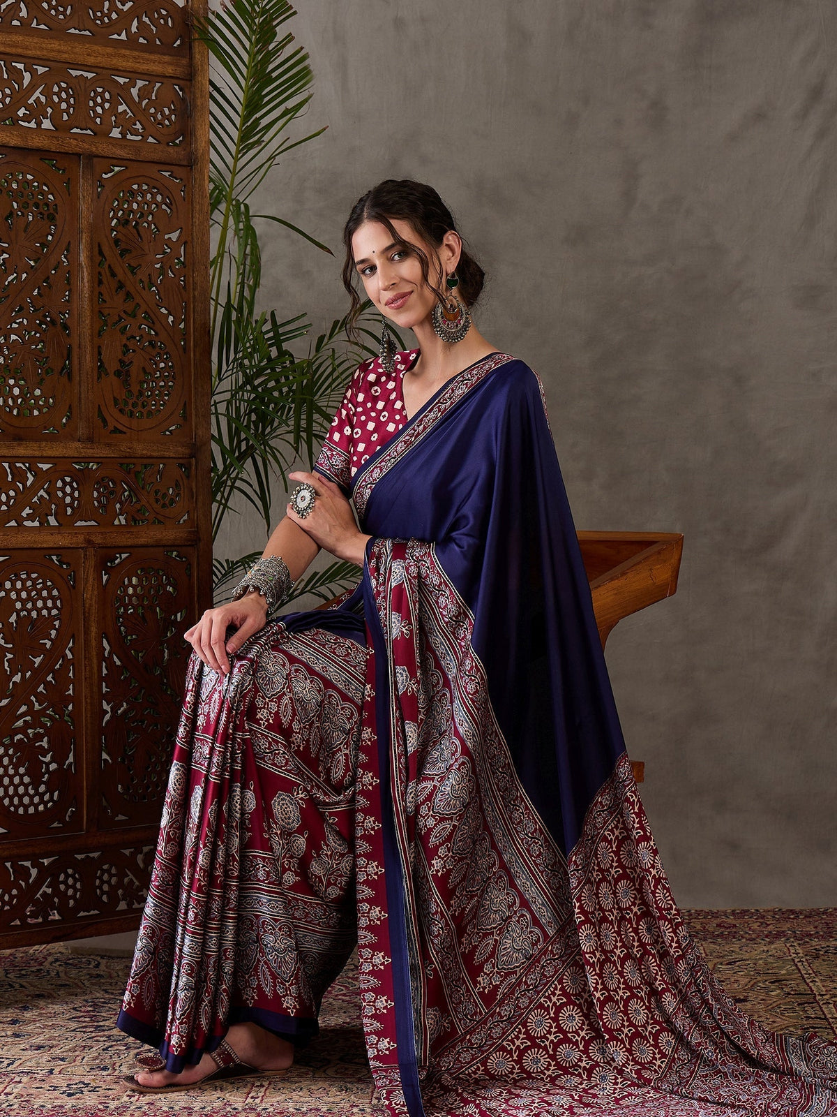 Meherika Elegant Semi Modal Saree for Wedding Functions