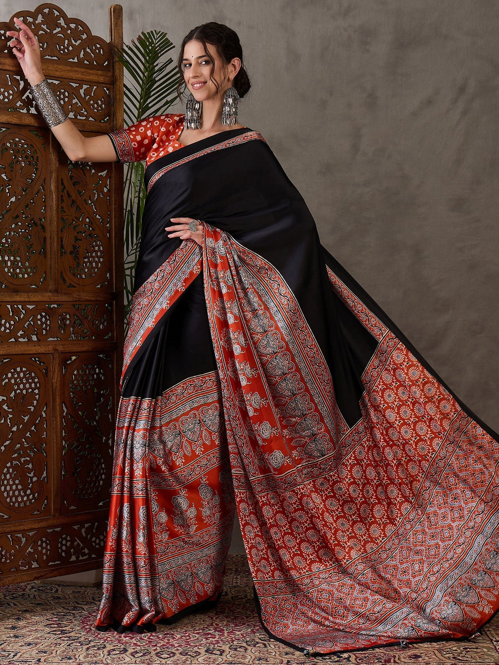 Meherika Elegant Semi Modal Saree for Wedding Functions