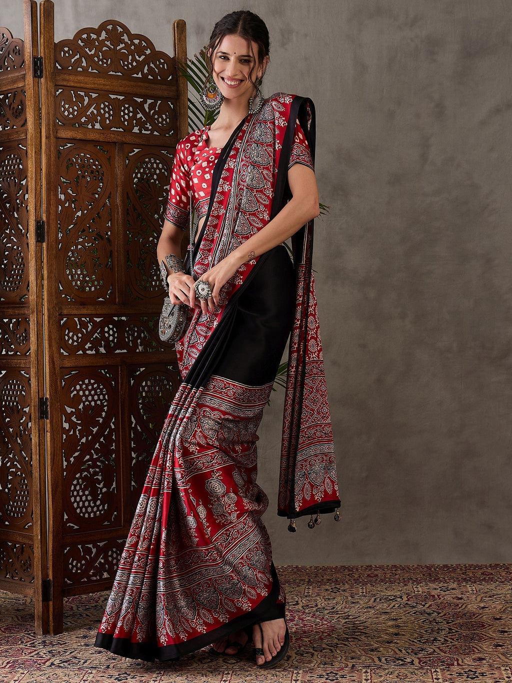 Meherika Elegant Semi Modal Saree for Wedding Functions