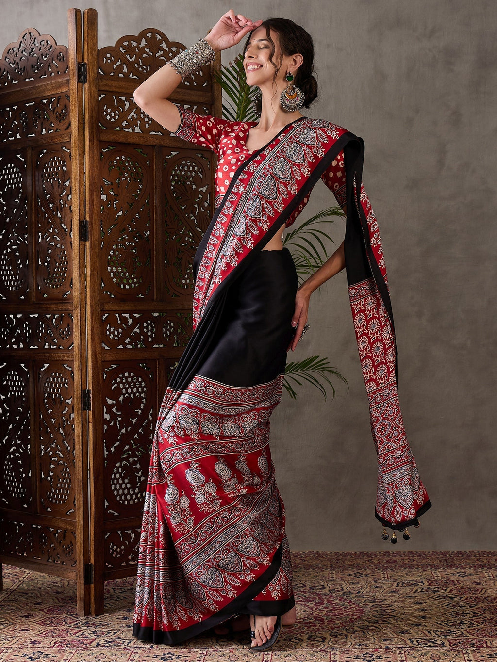 Meherika Elegant Semi Modal Saree for Wedding Functions