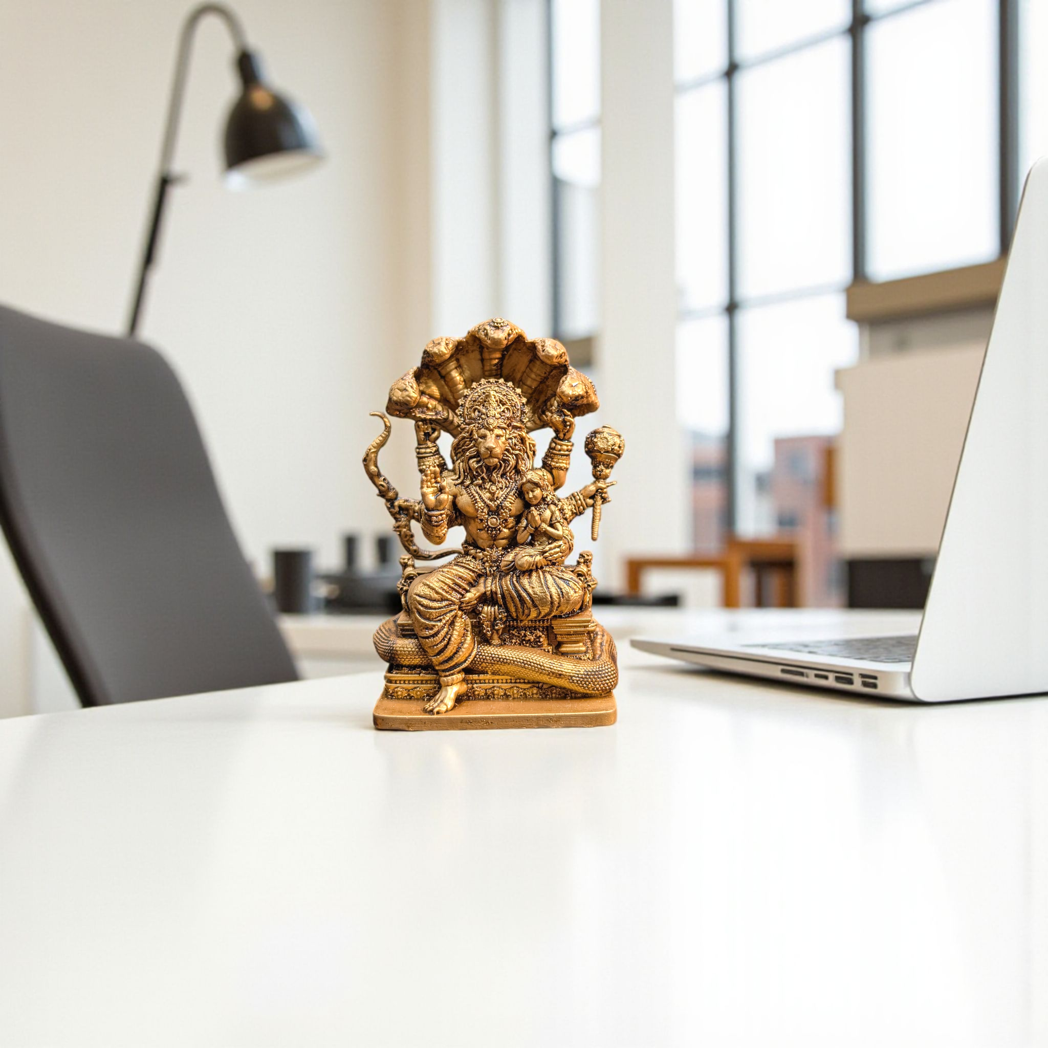 Narsimha with Prahlad – The Eternal Victory of Devotion, Protection, and Divine Power - Fabzie - Home Decor Elegance