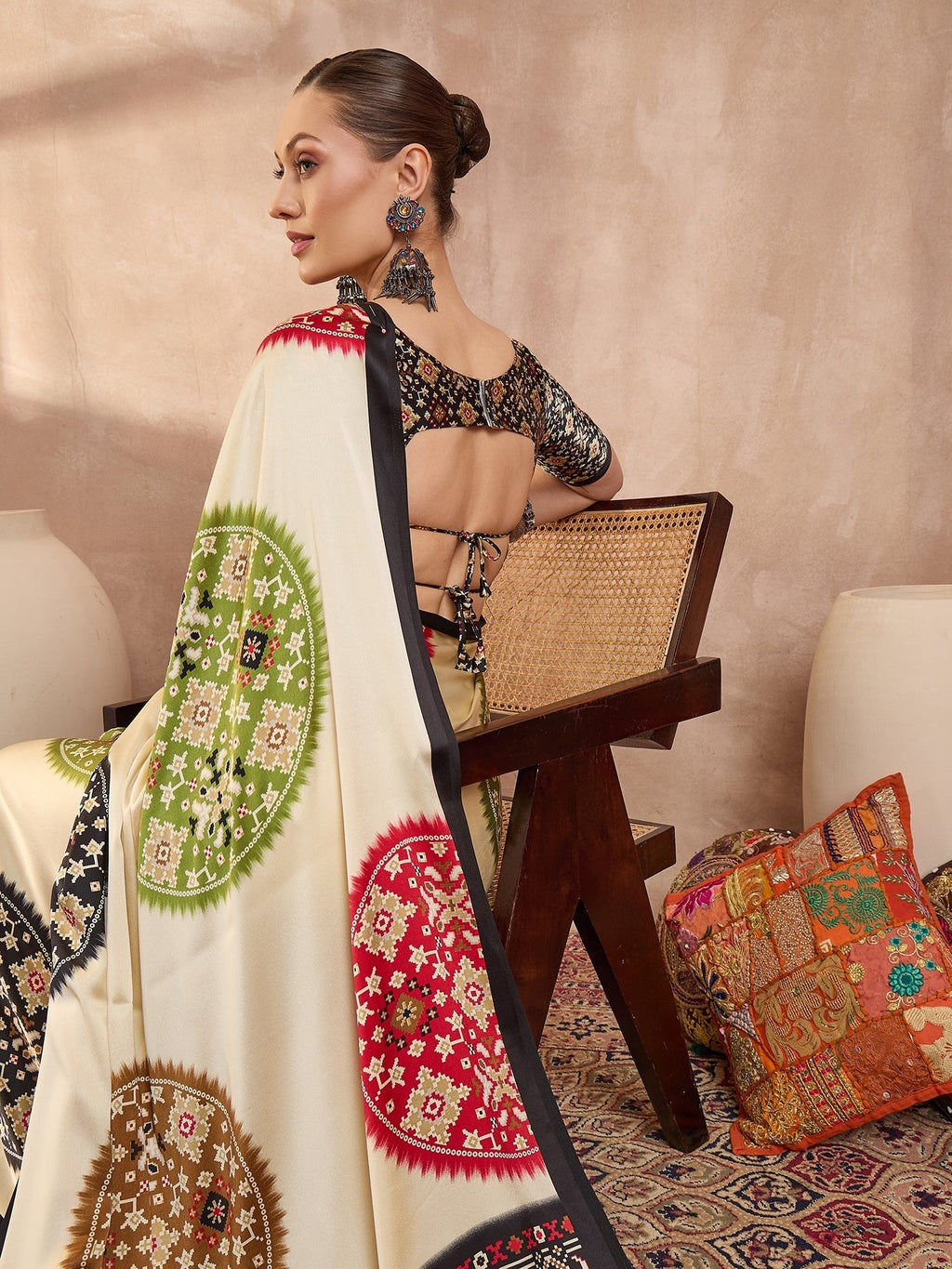 Navisha Lightweight Semi Modal Saree for Festive Occasions