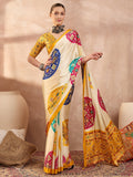 Navisha Lightweight Semi Modal Saree for Festive Occasions
