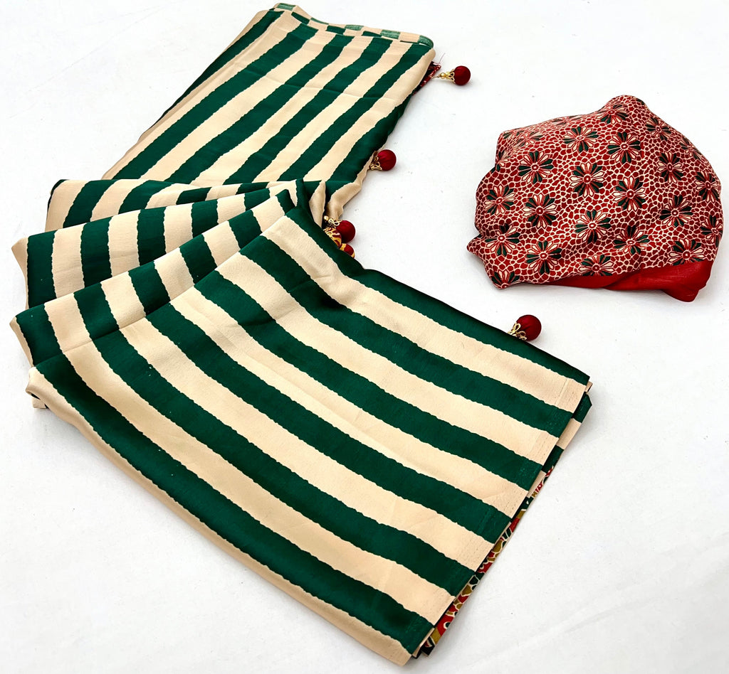 Nivara Premium Semi Modal Saree for Festive Wear