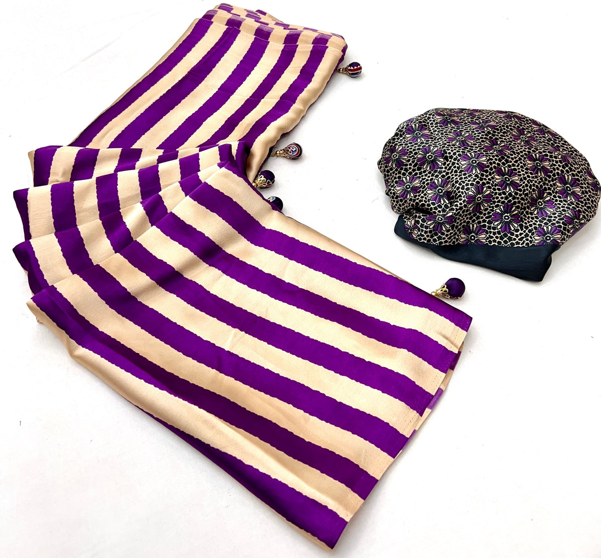 Nivara Premium Semi Modal Saree for Festive Wear
