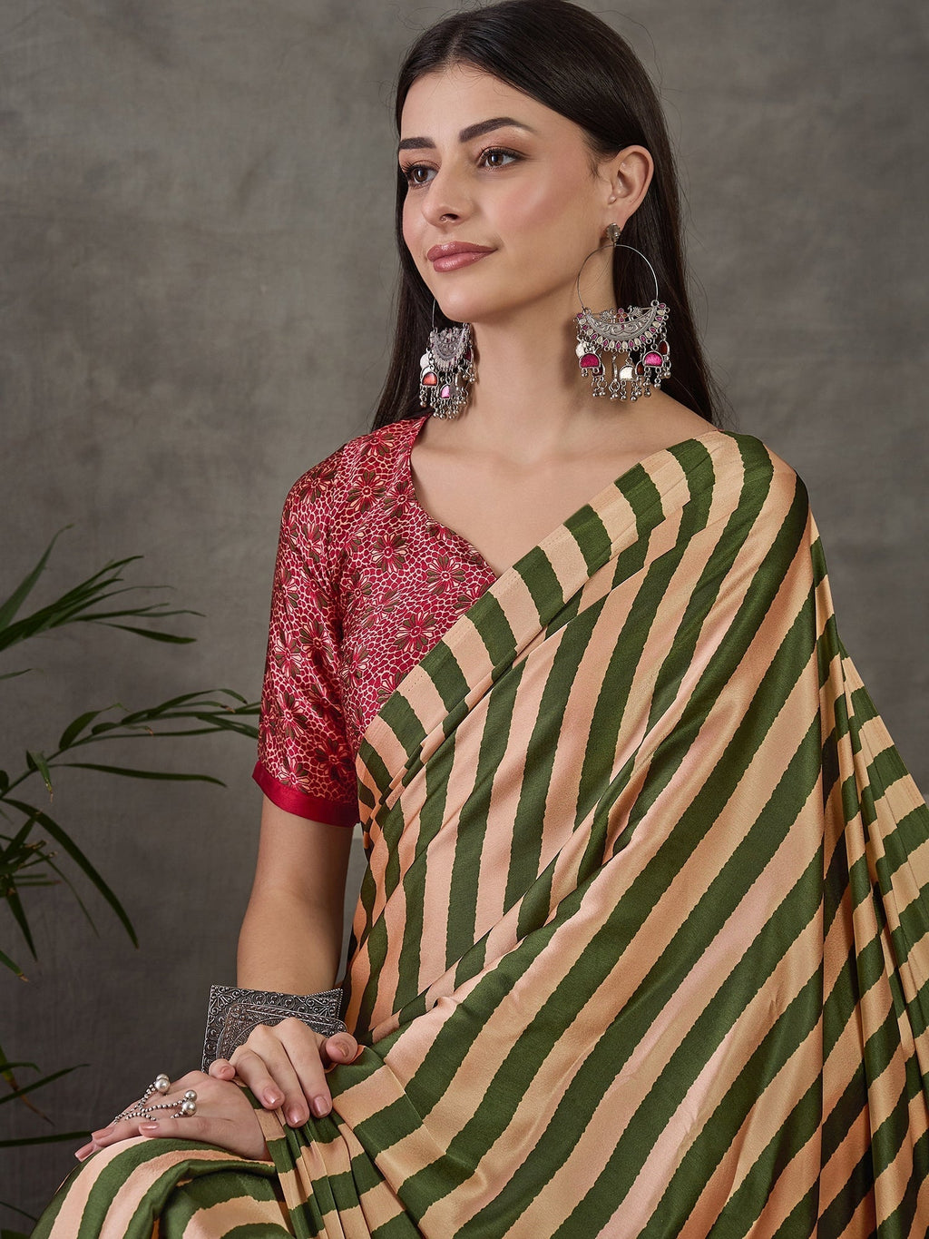 Nivara Premium Semi Modal Saree for Festive Wear
