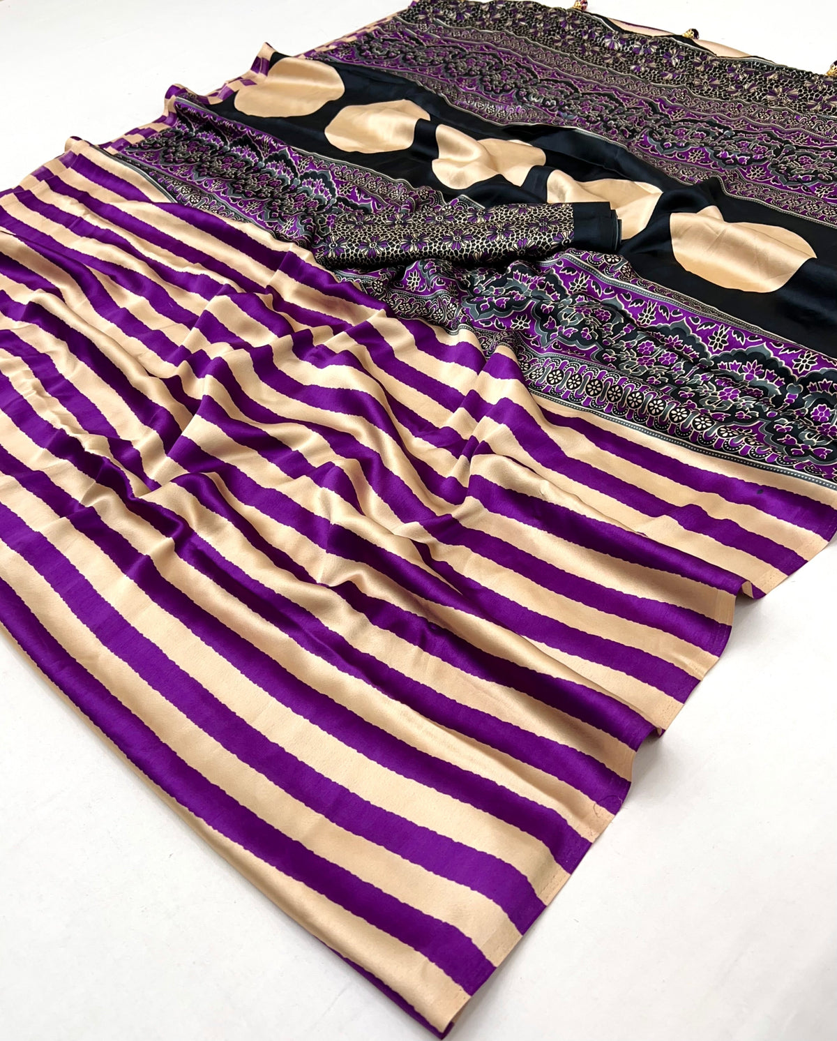 Nivara Premium Semi Modal Saree for Festive Wear