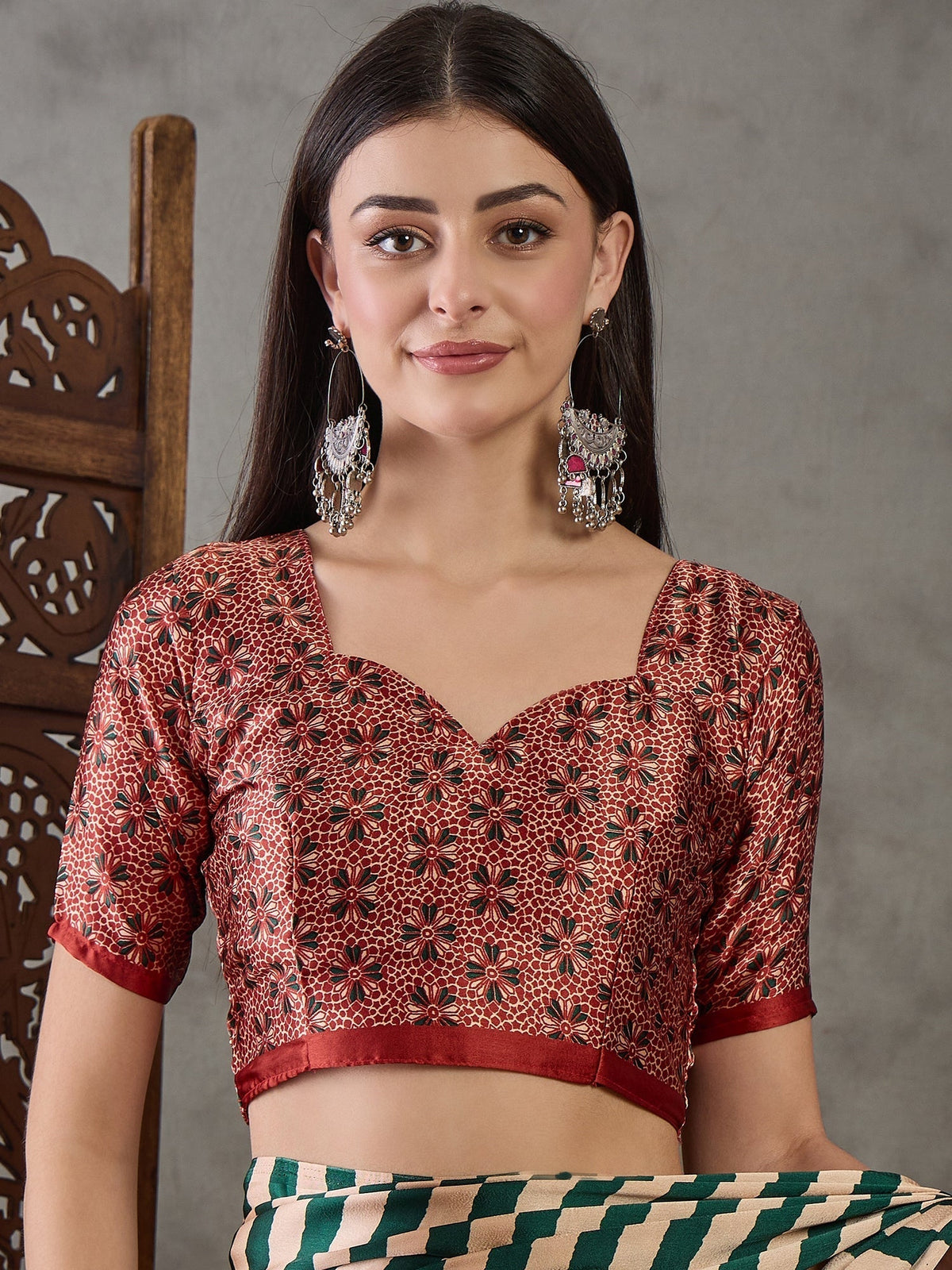 Nivara Premium Semi Modal Saree for Festive Wear