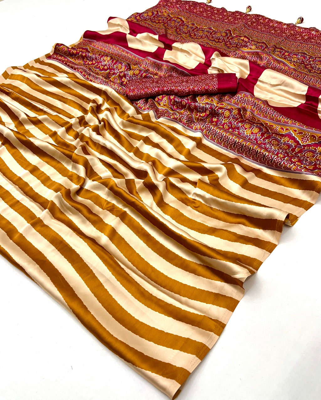 Nivara Premium Semi Modal Saree for Festive Wear