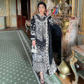 Luxuriant Black Color Embroidery Work Salwar Suit