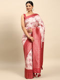 Pink Breathtaking Soft Silk Saree