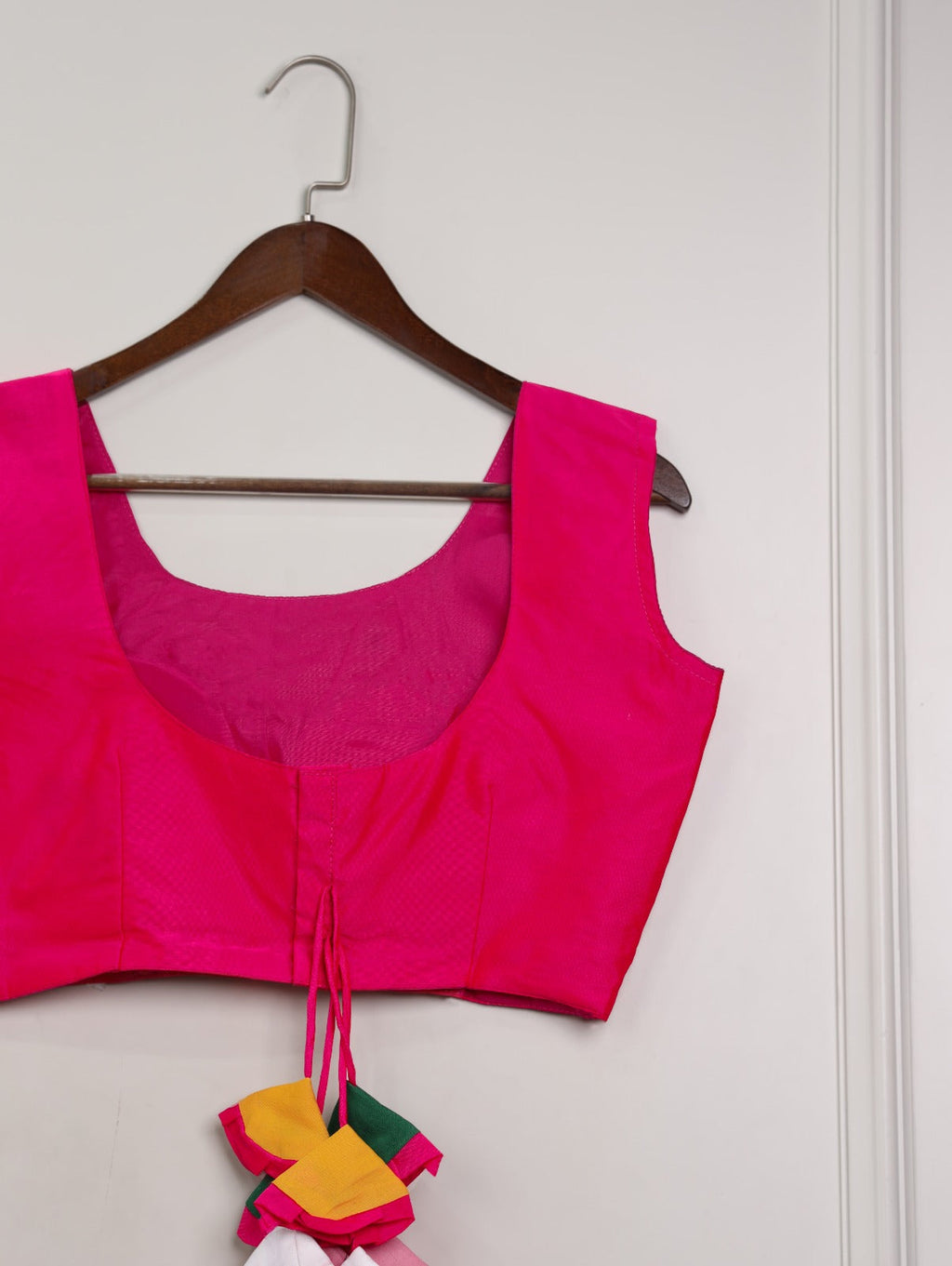 Pink Effortless Elegance Banglori Blouse