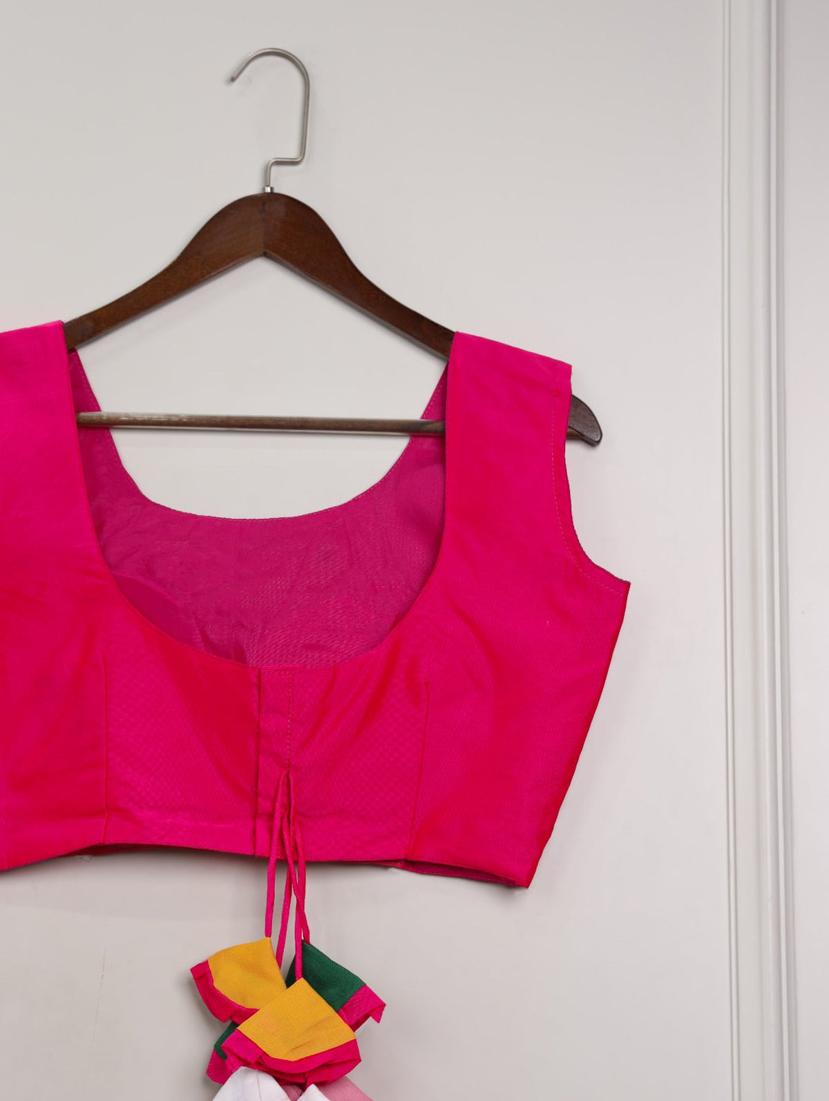 Pink Effortless Elegance Banglori Blouse
