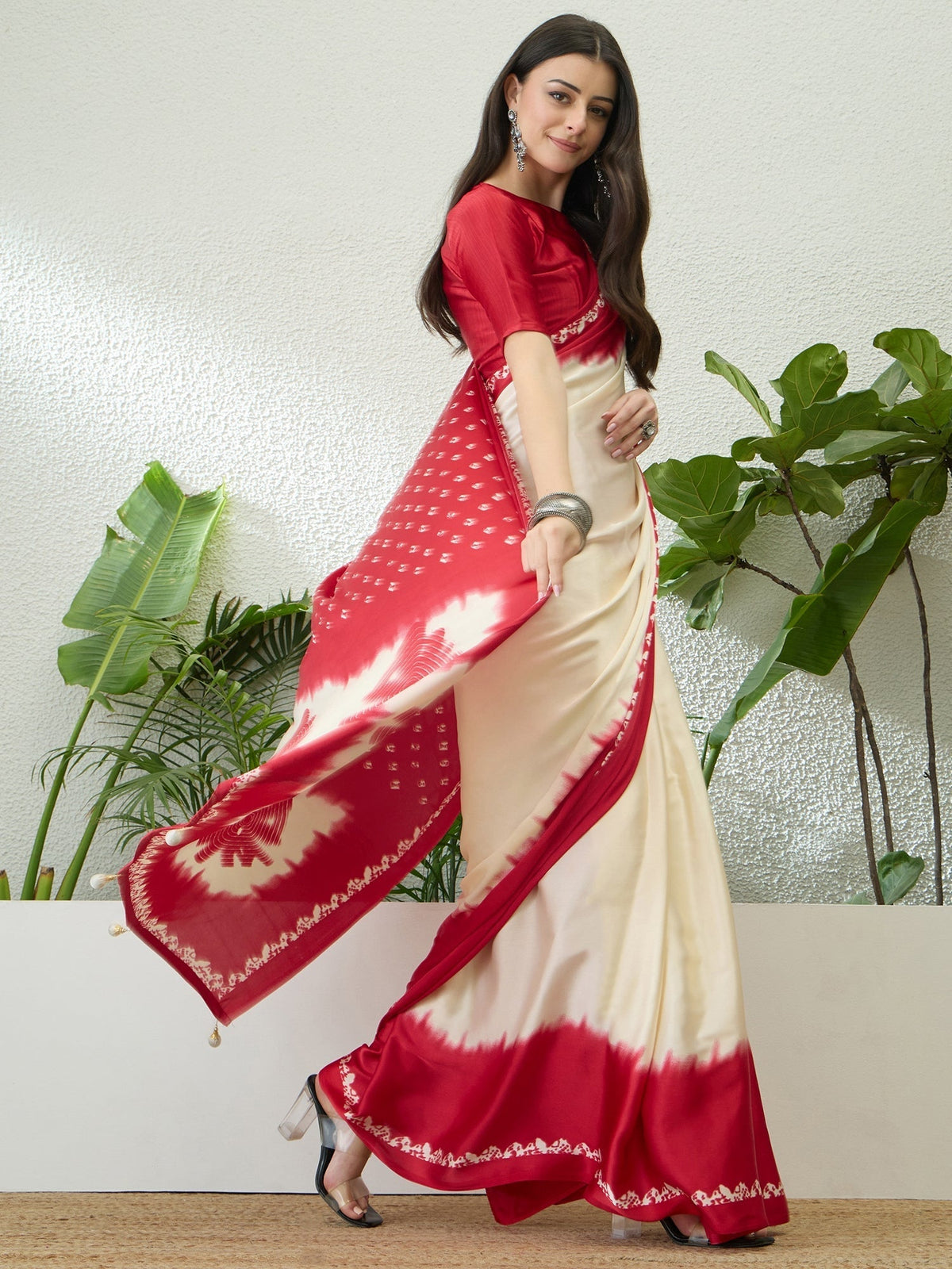 Pranika Graceful Semi Modal Saree for Ethnic Celebrations