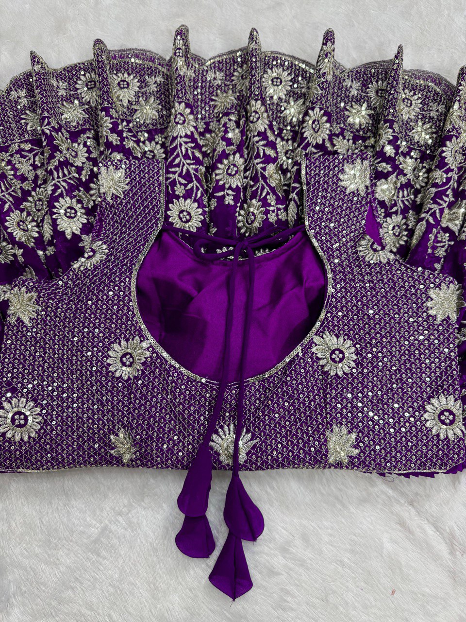 Purple Eid Special Elegant Sharara Set