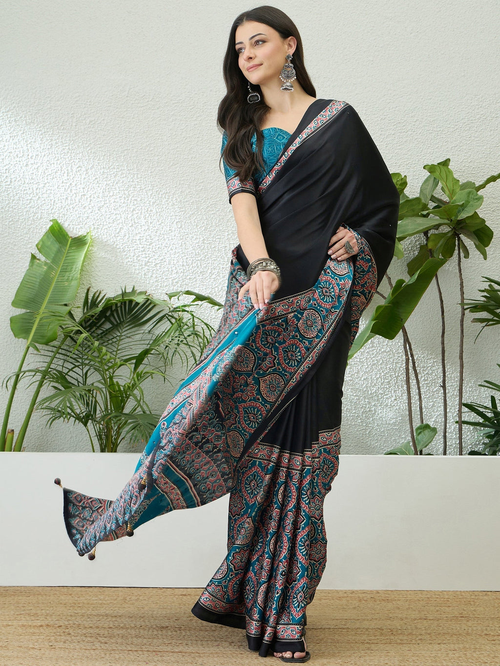 Reyanshi Classic Semi Modal Saree for Traditional Functions