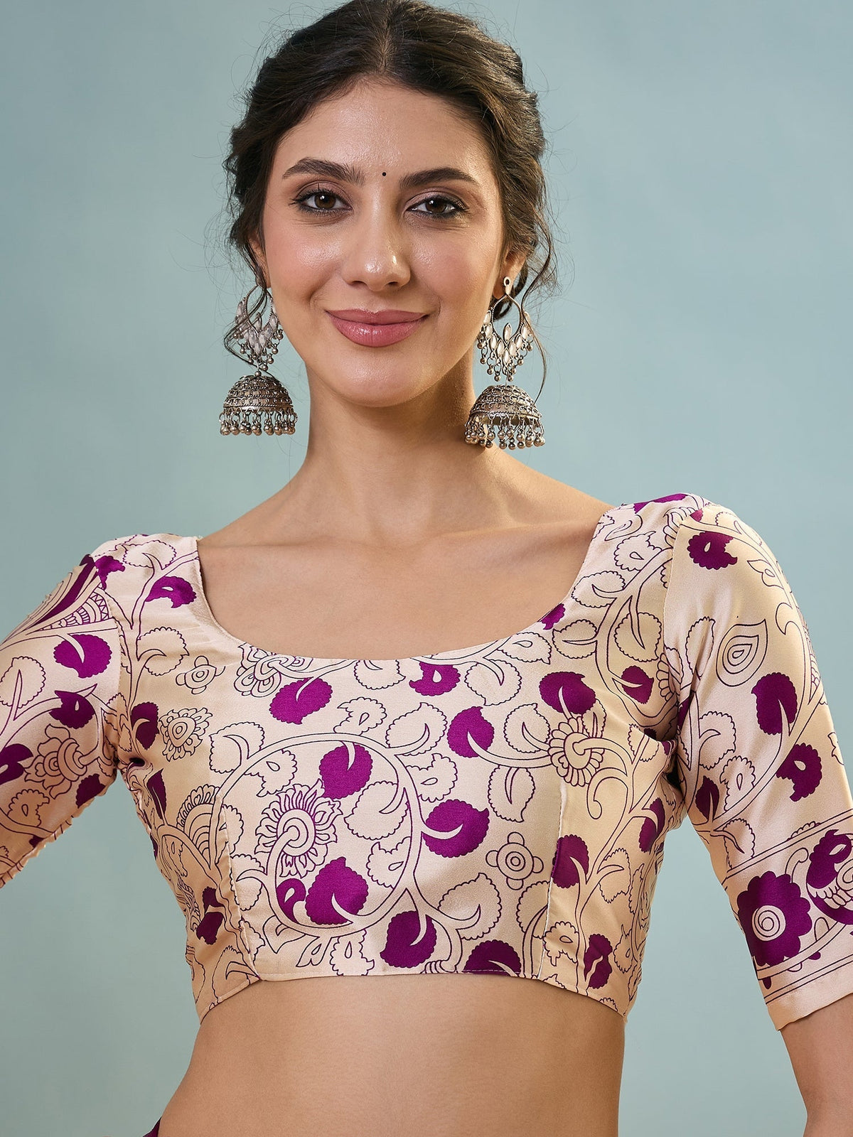 Riyana Classic Semi Modal Saree for Traditional Functions
