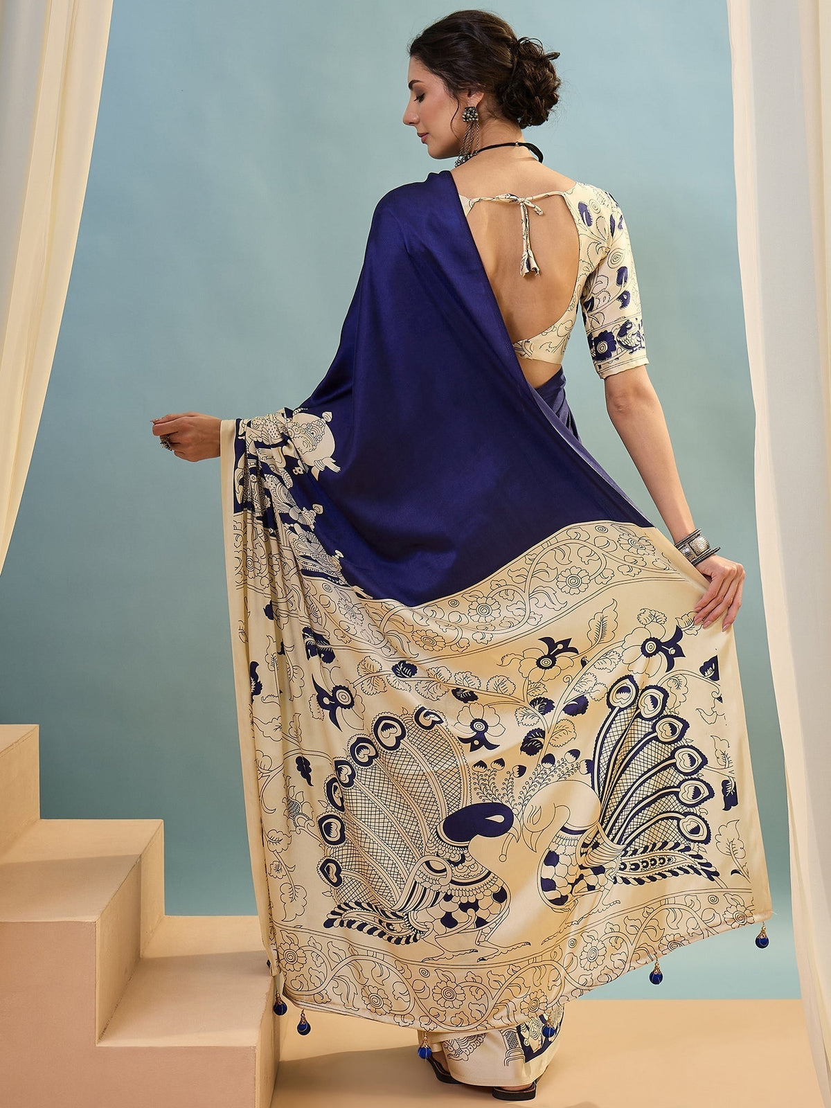 Riyana Classic Semi Modal Saree for Traditional Functions