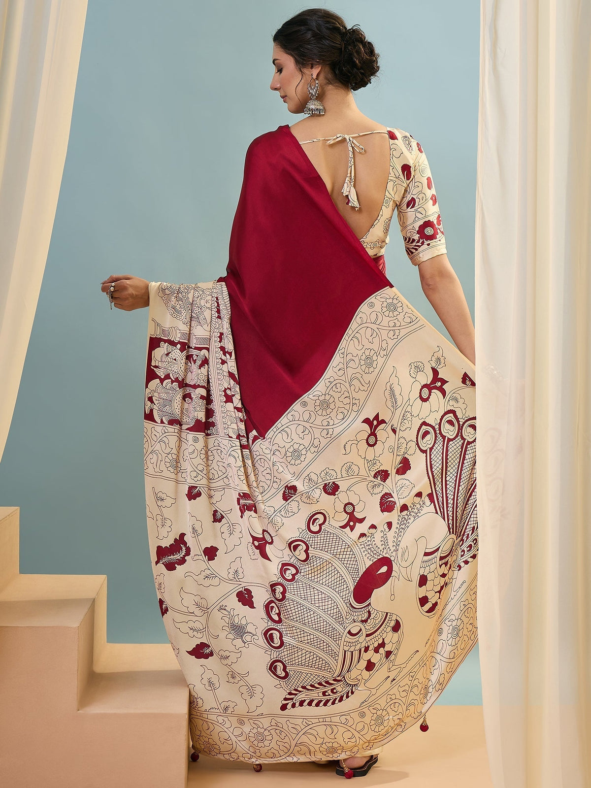 Riyana Classic Semi Modal Saree for Traditional Functions