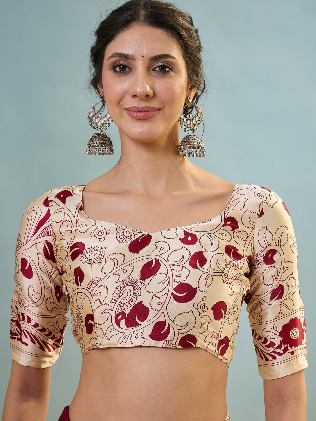 Riyana Classic Semi Modal Saree for Traditional Functions