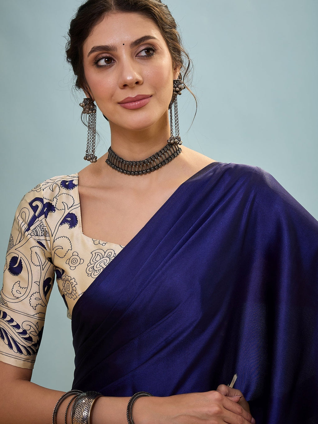 Riyana Classic Semi Modal Saree for Traditional Functions