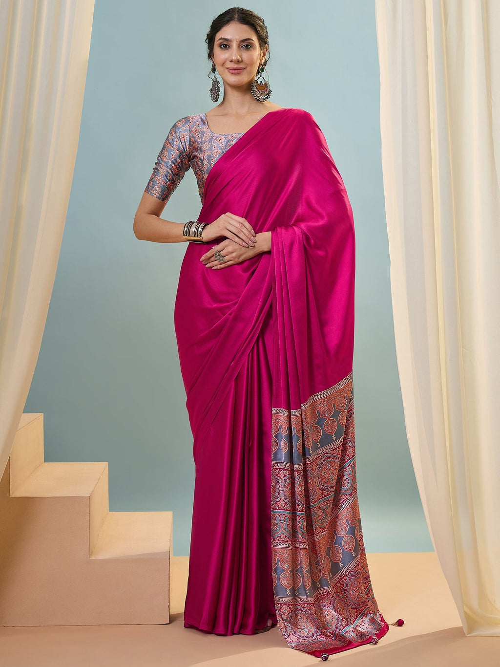 Saanvika Premium Semi Modal Saree for Festive Wear