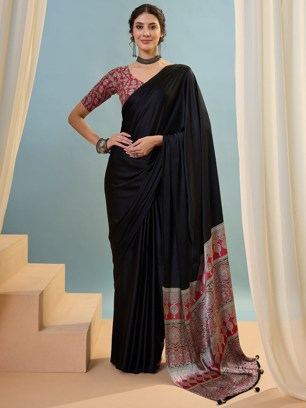 Saanvika Premium Semi Modal Saree for Festive Wear