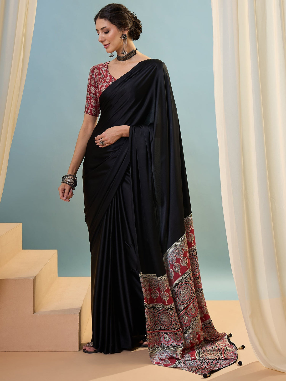 Saanvika Premium Semi Modal Saree for Festive Wear