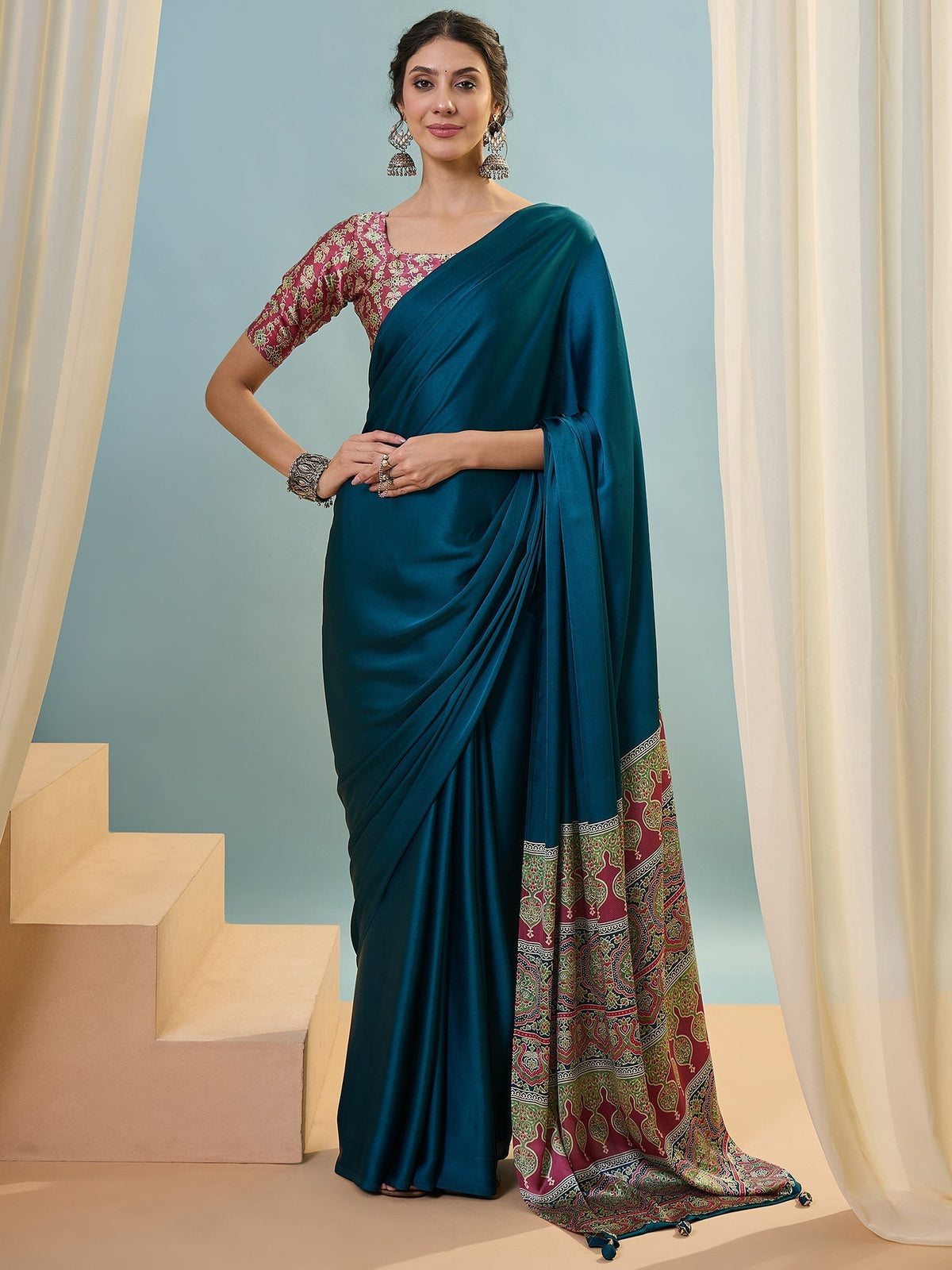 Saanvika Premium Semi Modal Saree for Festive Wear