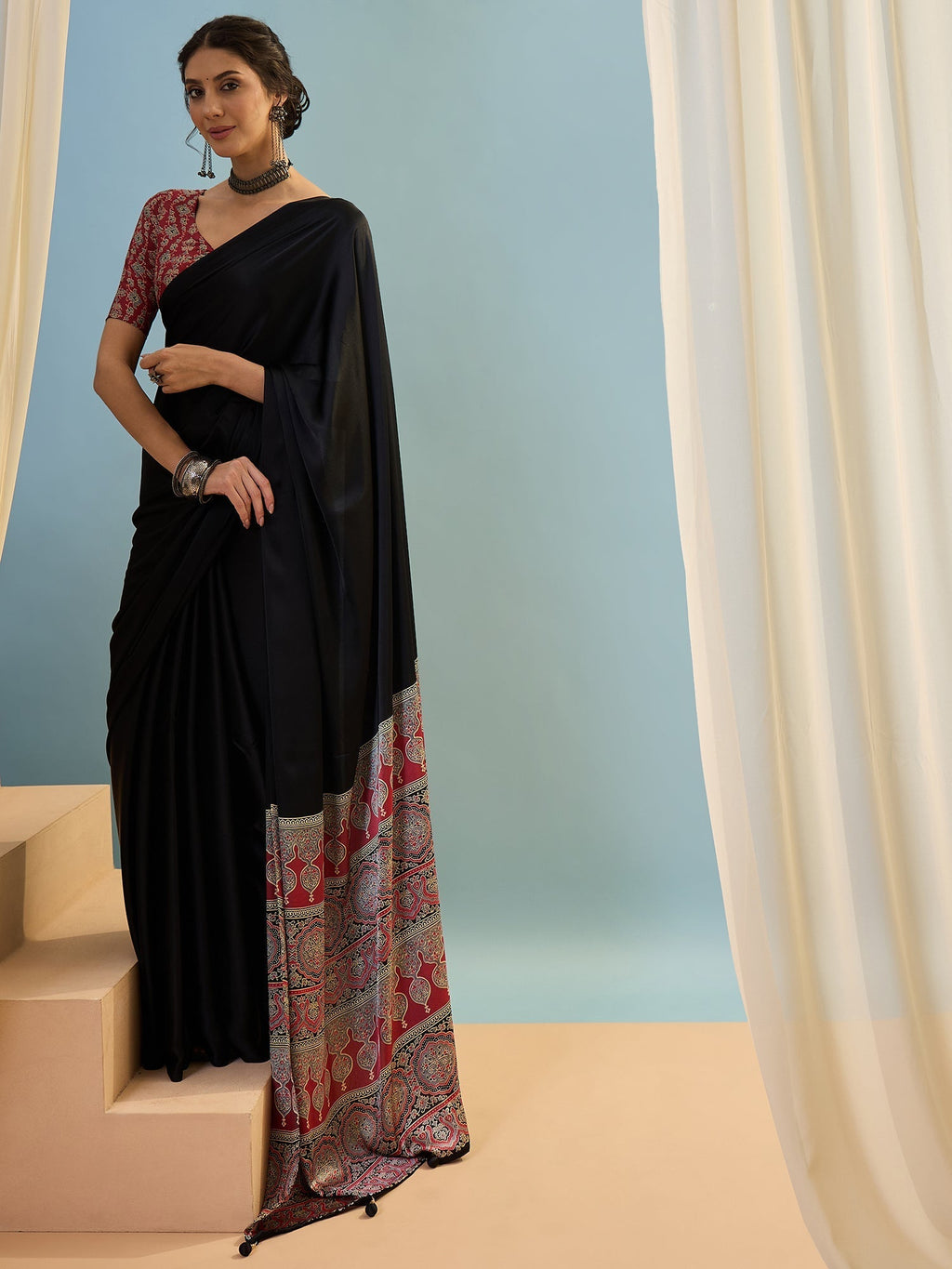 Saanvika Premium Semi Modal Saree for Festive Wear