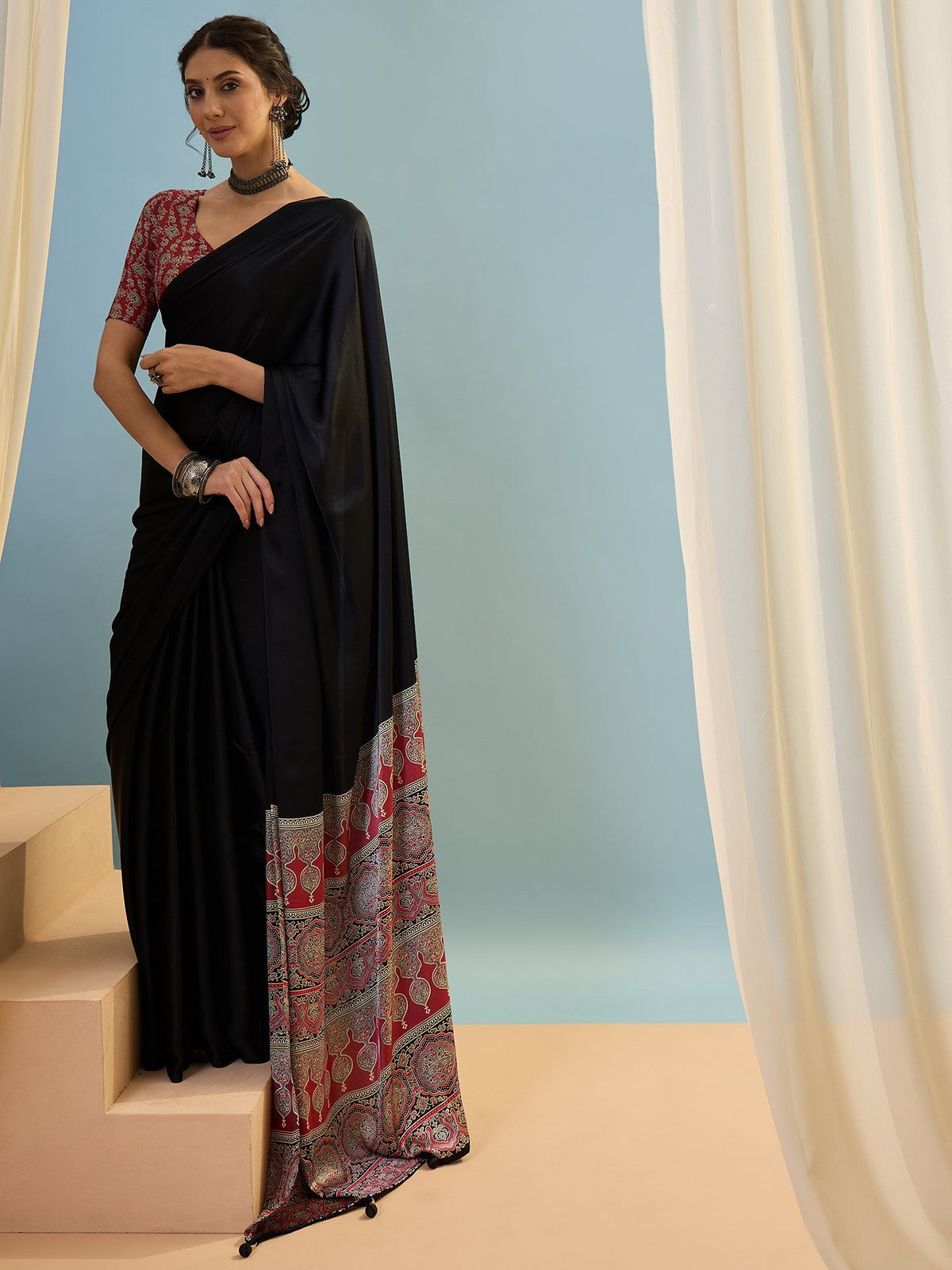 Saanvika Premium Semi Modal Saree for Festive Wear