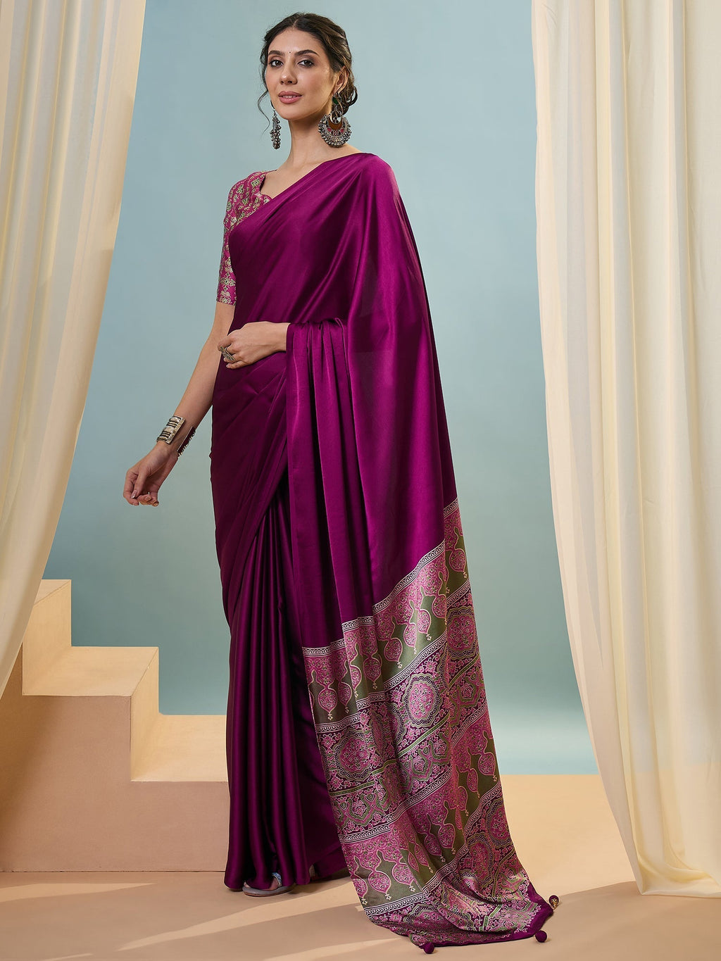 Saanvika Premium Semi Modal Saree for Festive Wear