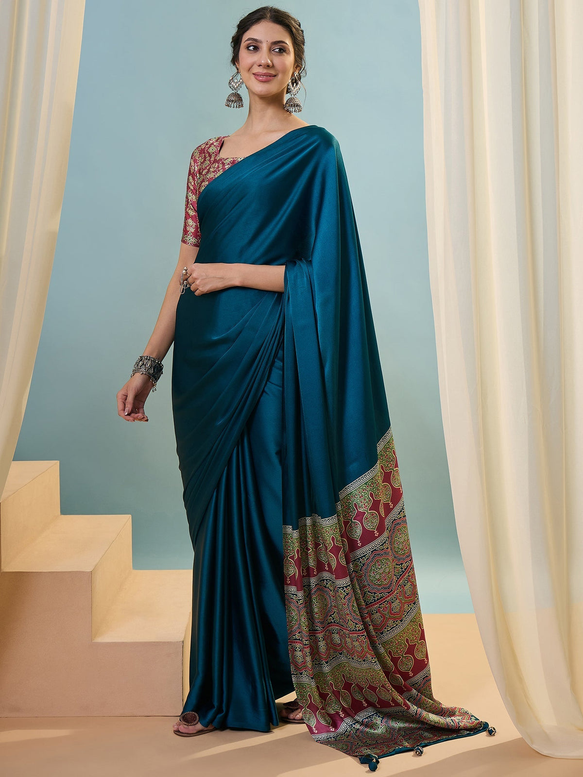 Saanvika Premium Semi Modal Saree for Festive Wear