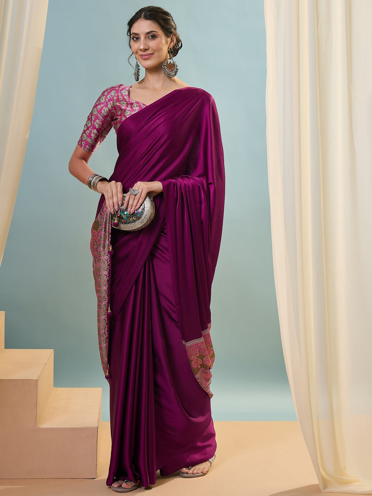 Saanvika Premium Semi Modal Saree for Festive Wear