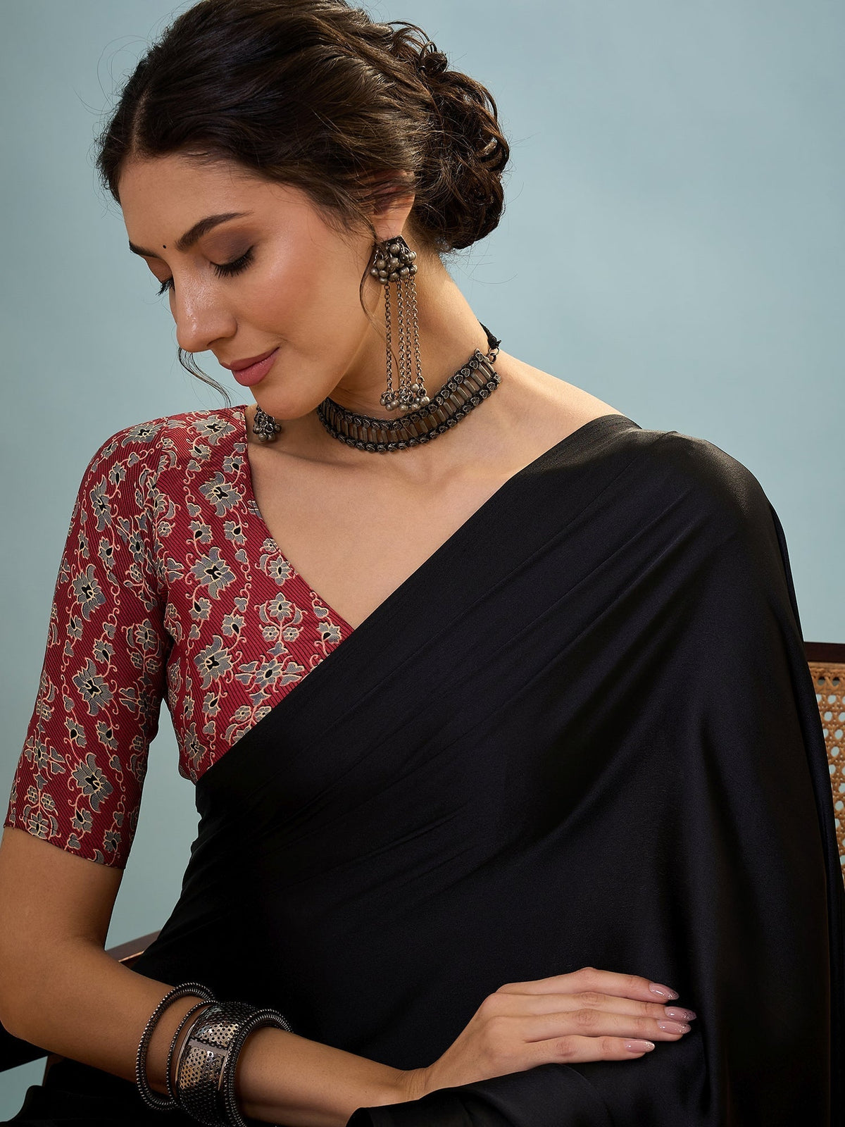 Saanvika Premium Semi Modal Saree for Festive Wear