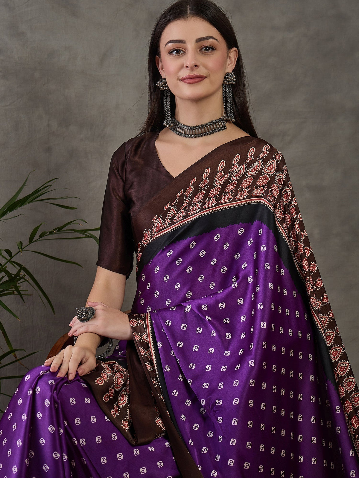 Samyra Lightweight Semi Modal Saree for Festive Occasions