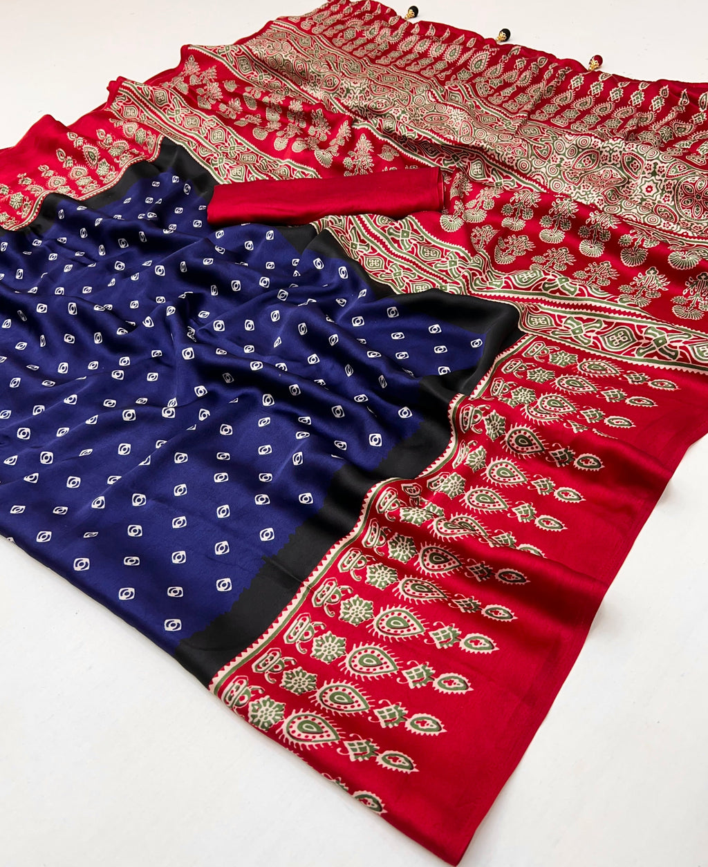 Samyra Lightweight Semi Modal Saree for Festive Occasions