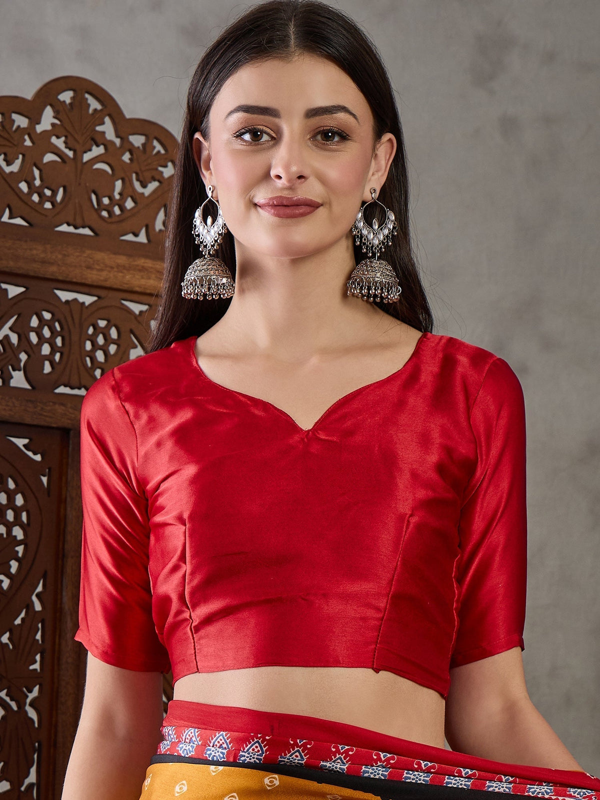 Samyra Lightweight Semi Modal Saree for Festive Occasions