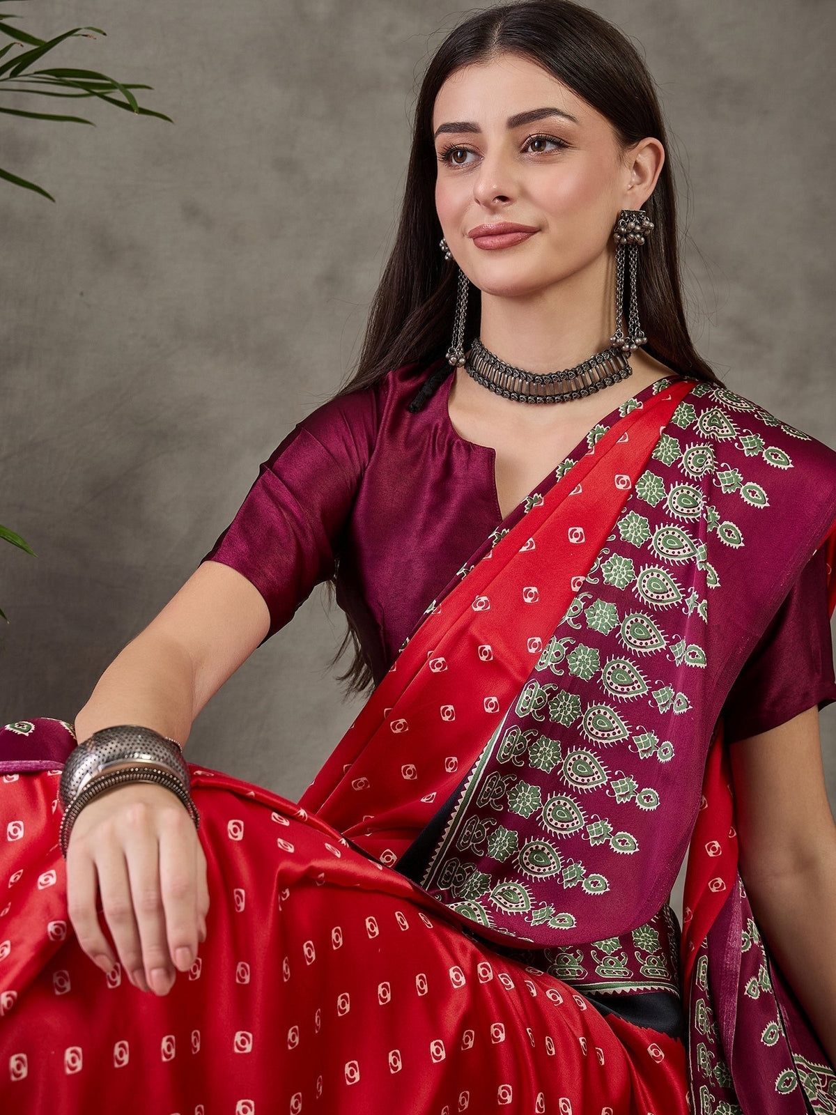 Samyra Lightweight Semi Modal Saree for Festive Occasions