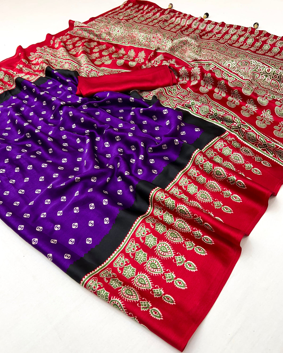 Samyra Lightweight Semi Modal Saree for Festive Occasions