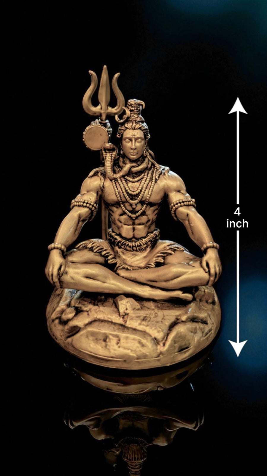 Lord Shiva in Dhyan Mudra – Spiritual Calm and Strength for Thoughtful Decor - Fabzie - Home Decor Elegance