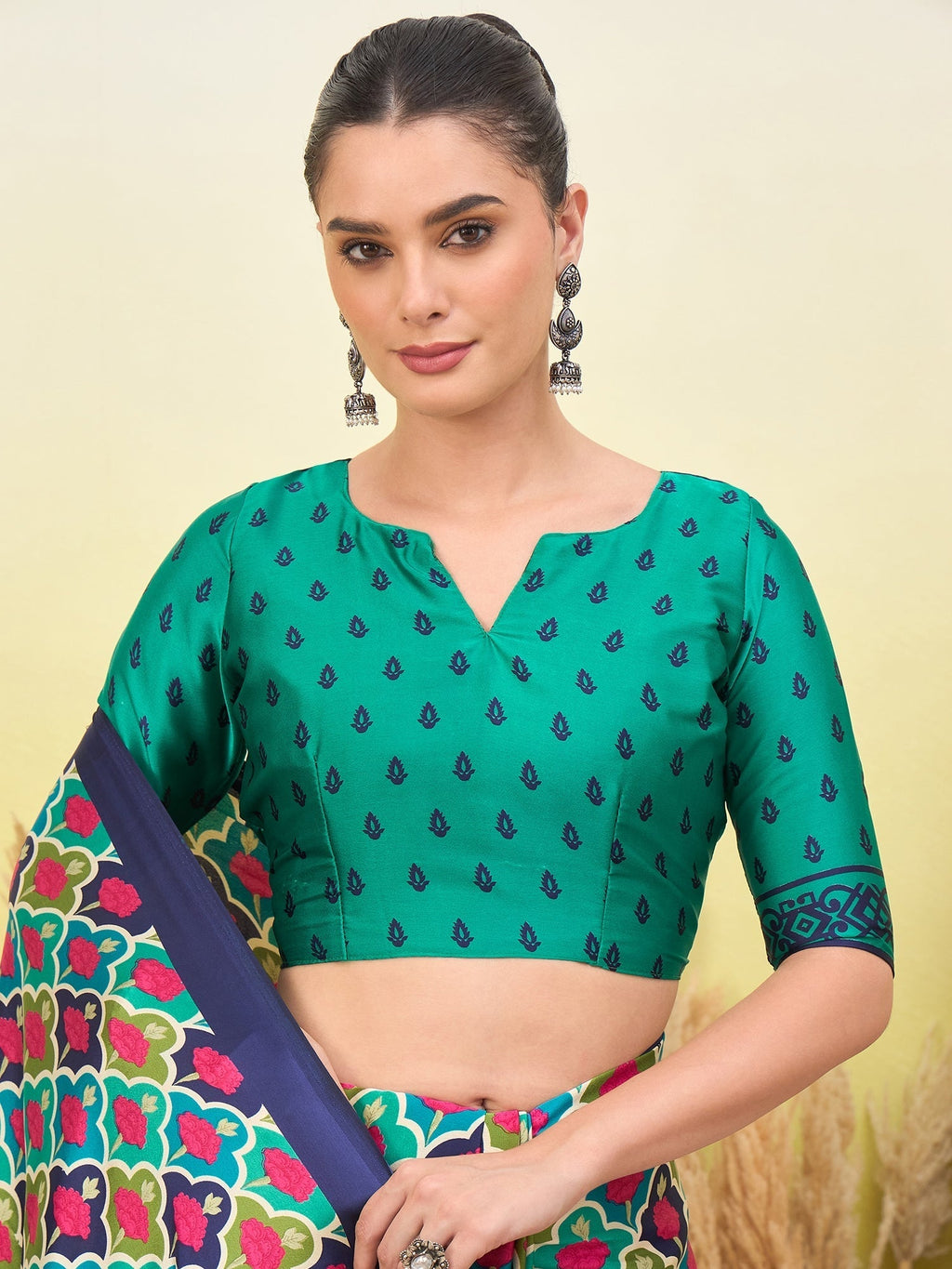 Tanirika Stylish Semi Modal Saree for Party & Festive Wear