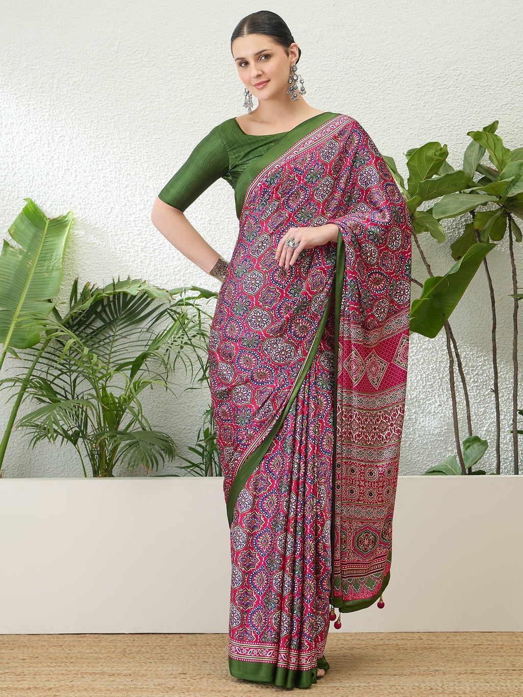 Vayuna Soft Drape Semi Modal Saree for Party Wear