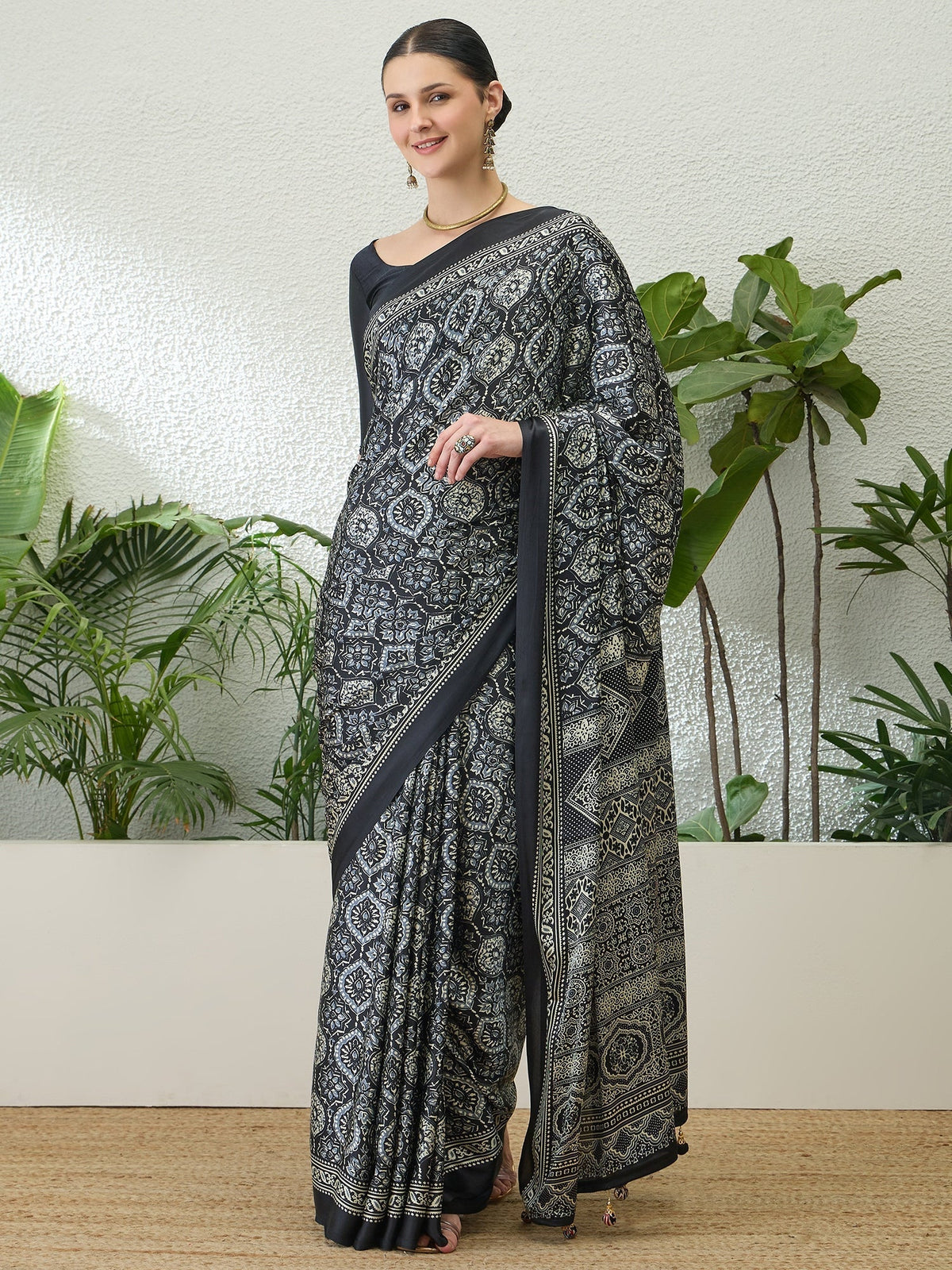 Vayuna Soft Drape Semi Modal Saree for Party Wear