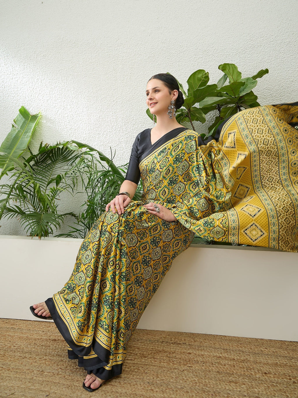 Vayuna Soft Drape Semi Modal Saree for Party Wear