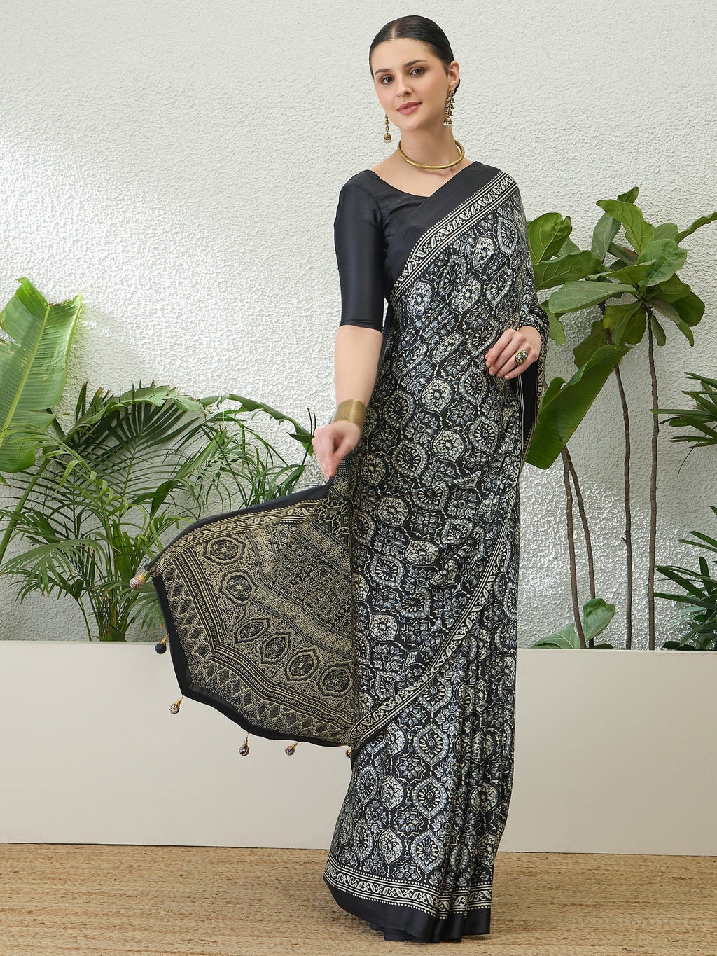 Vayuna Soft Drape Semi Modal Saree for Party Wear