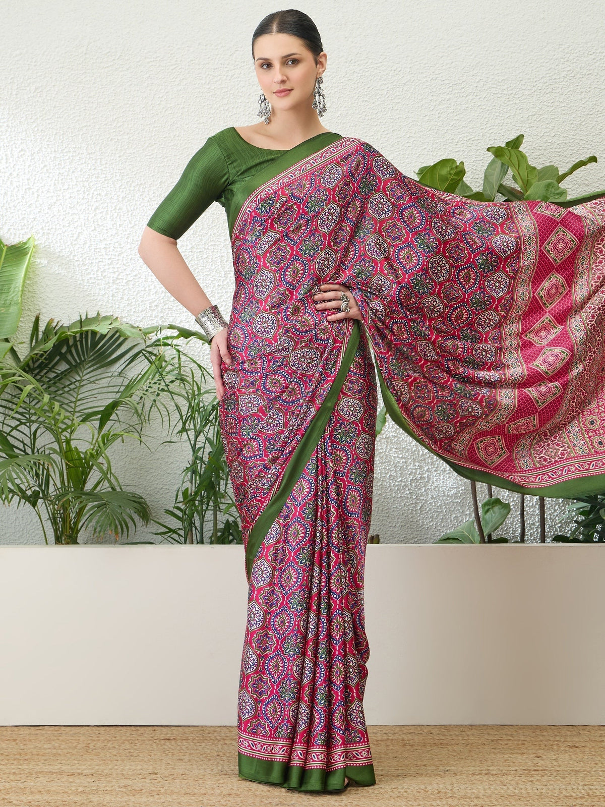 Vayuna Soft Drape Semi Modal Saree for Party Wear