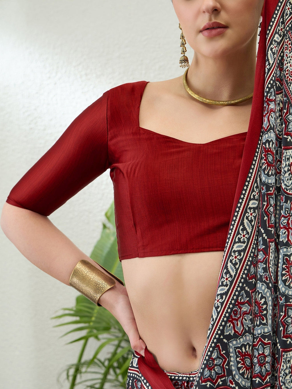 Vayuna Soft Drape Semi Modal Saree for Party Wear